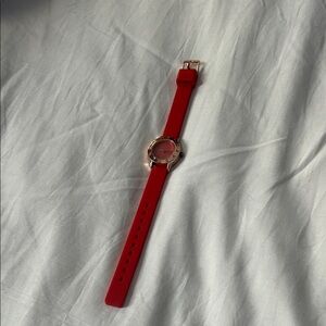 Elegant Red Women's Watch